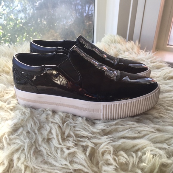 Ash Shoes - Ash Karma patent skate platform sneaker shoe 38